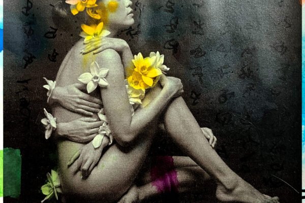 Tittle : Estrogen part 7 ~
Medium : Mix media on Canvas
Size : 21 cm x 21 cm
Years : 2025