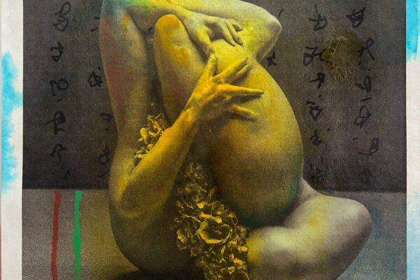Tittle : Estrogen part 9 ~
Medium : Mix media on Canvas
Size : 21 cm x 21 cm
Years : 2025