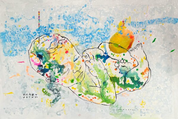 Tittle : Melatonin  part 3 ~
Medium : Mix media on Canvas
Size : 145 cm x 200 cm
Years : 2025