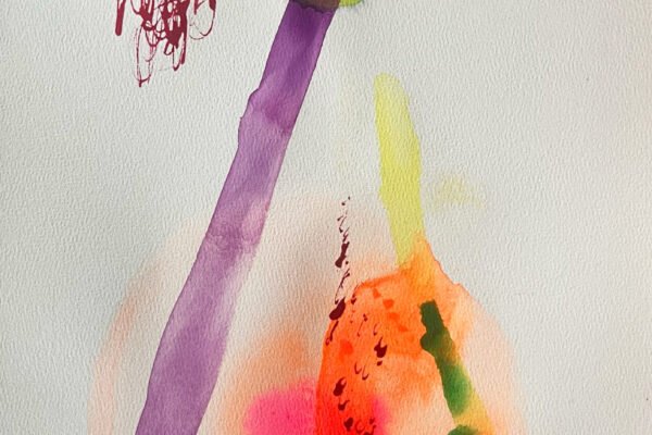 Tittle : Vasopressin PART 2 ~
Medium : Mix media on Canvas
Size : 21 cm x 42 cm
Years : 2025