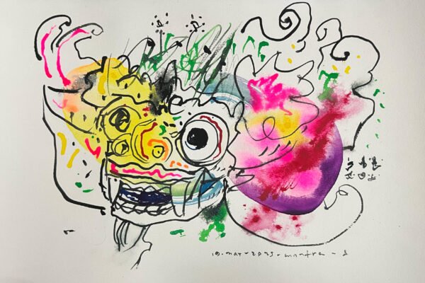 Tittle : OXYGEN
Medium : Mix media on Canvas
Size : 21 cm x 42 cm