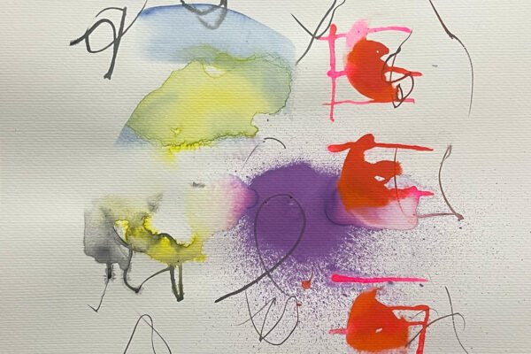 Tittle : Amor Pati [ love of fate ] - part II 
Medium : Ink on Papers
Size : 29 cm x 29 cm
Years : 2025